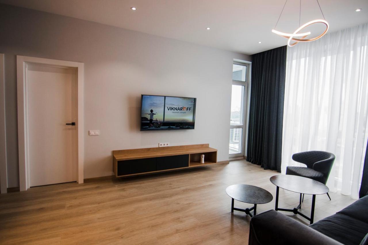 Royal Tower Residence Big Vip Apartment In Center Floor 27 キエフ エクステリア 写真